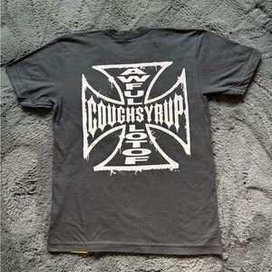 Awful Lot of Cough Syrup West Coast Choppers Short Sleeve Pocket Tee Black Siz M